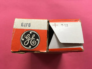 2 General Electric GE 6JF6 Vacuum Tubes Valves NOS NIB Lot Of Two