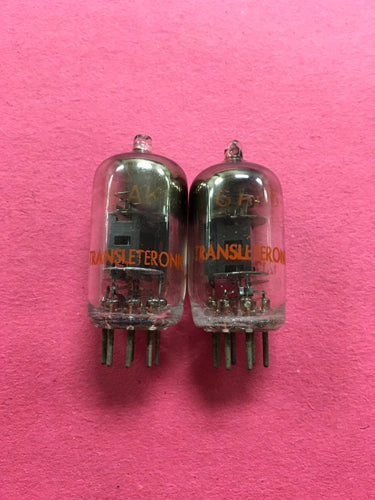 Matched Pair Transleteronic 6AK5 6J1 6J2 Vacuum Tubes Valves NOS NIB