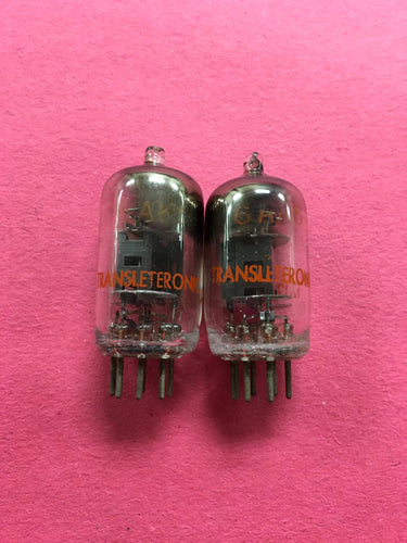 Matched Pair Transleteronic 6AK5 6J1 6J2 Vacuum Tubes Valves NOS NIB