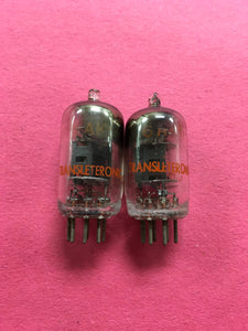 Matched Pair Transleteronic 6AK5 6J1 6J2 Vacuum Tubes Valves NOS NIB