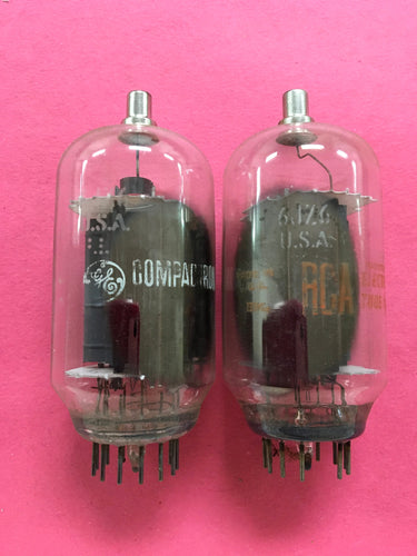 2 US-Made 6JZ6 Vacuum Tubes Valves NOS NIB Lot Of Two