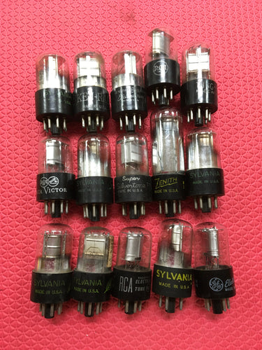 15 US-Made 3Q5 3Q5GT Vacuum Tubes Valves Lot Of Fifteen
