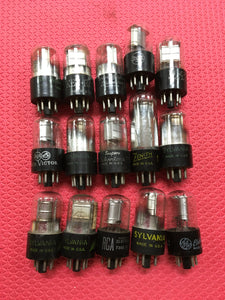 15 US-Made 3Q5 3Q5GT Vacuum Tubes Valves Lot Of Fifteen