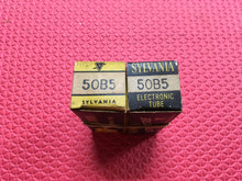 Load image into Gallery viewer, 2 Sylvania 50B5 Vacuum Tubes Valves NOS NIB Lot Of Two
