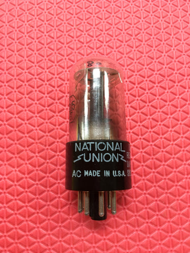 National Union NU 12J5 12J5GT Vacuum Tube Valve Black Plate NOS NIB