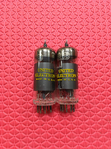 2 United 6EB8 Vacuum Tubes Valves NOS NIB Lot Of Two