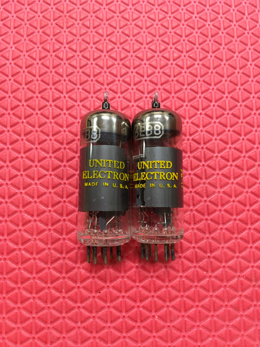 2 United 6EB8 Vacuum Tubes Valves NOS NIB Lot Of Two