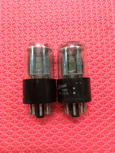 Load image into Gallery viewer, Matched Pair General Electric GE 12SN7 12SN7GTA Vacuum Tubes Valves NOS-Testing
