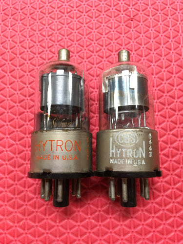 2 Hytron 1N5 1N5GT Vacuum Tubes Valves NOS NIB Lot Of Two