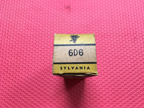Sylvania 6D6 Vacuum Tube Valve NOS NIB