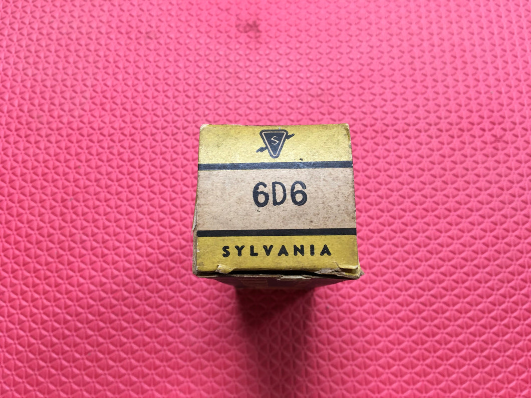 Sylvania 6D6 Vacuum Tube Valve NOS NIB