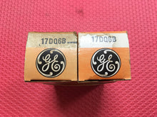 Load image into Gallery viewer, 2 General Electric GE 17DQ6 17DQ6B 17GW6 Vacuum Tubes NOS NIB Lot Of Two
