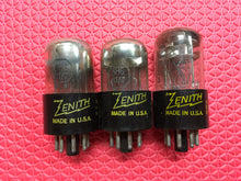 Load image into Gallery viewer, 3 Zenith 6H6 6H6GT Vacuum Tubes Valves NOS NIB Lot Of Three
