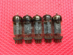 5 General Electric GE 6S4 6S4A Vacuum Tubes Valves NOS NIB Lot Of Five