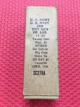 Load image into Gallery viewer, Hytron JANCHY0C3 0C3 VR105 VT200 Vacuum Tube Valve Milspec NOS NIB
