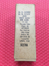 Load image into Gallery viewer, Hytron JANCHY0C3 0C3 VR105 VT200 Vacuum Tube Milspec NOS NIB
