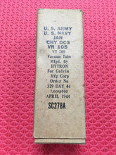 Load image into Gallery viewer, Hytron JANCHY0C3 0C3 VR105 VT200 Vacuum Tube Milspec NOS NIB
