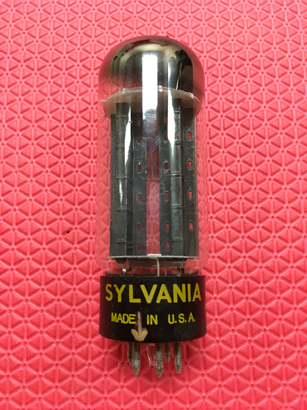 Sylvania 5U4 5U4GB Vacuum Tube Valve Rectifier Black Plate