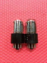 Load image into Gallery viewer, Matched Pair General Electric GE 12SN7 12SN7GTA Vacuum Tubes Valves NOS-Testing
