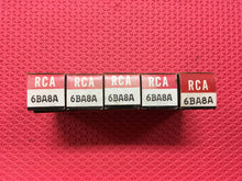 Load image into Gallery viewer, 5 RCA 6BA8 6BA8A Vacuum Tubes NOS NIB Lot Of Five
