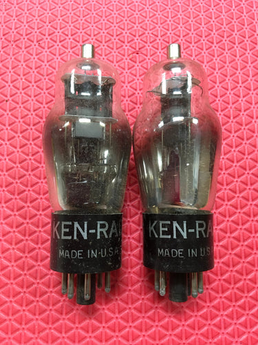 2 Ken-Rad 6T7 6T7G Vacuum Tubes Valves NOS NIB Lot Of Two