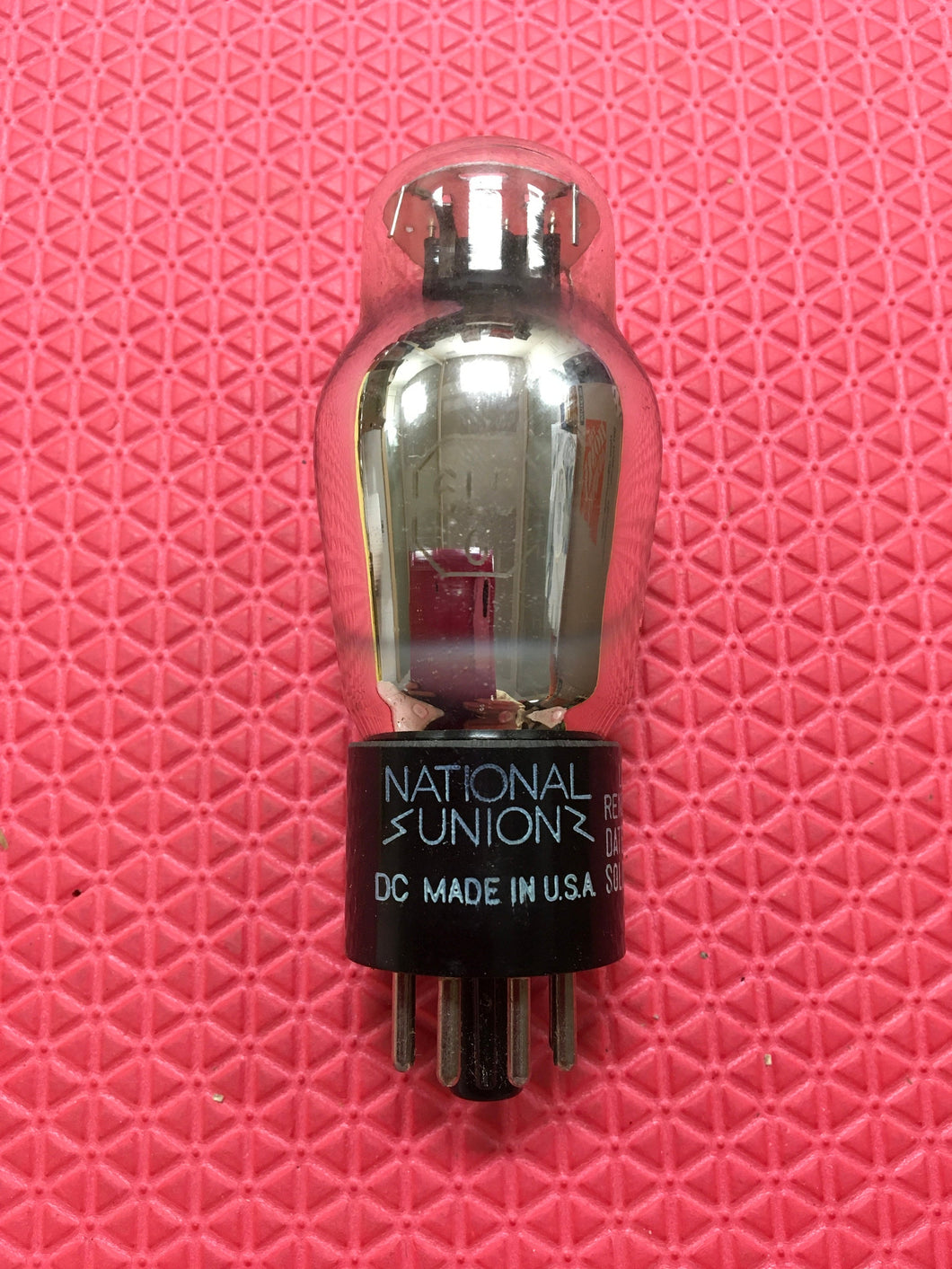 National Union NU 6L5 6L5G Vacuum Tube Valve Black Plate NOS NIB