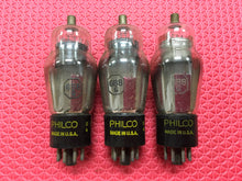 Load image into Gallery viewer, 3 Philco 6B8 6B8G Vacuum Tubes Valves NOS NIB Shoulder ST-Style Lot Of Three
