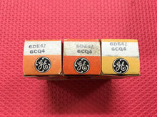 Load image into Gallery viewer, 3 General Electric GE 6DE4 6CQ4 Vacuum Tubes Valves NOS NIB Lot Of Three
