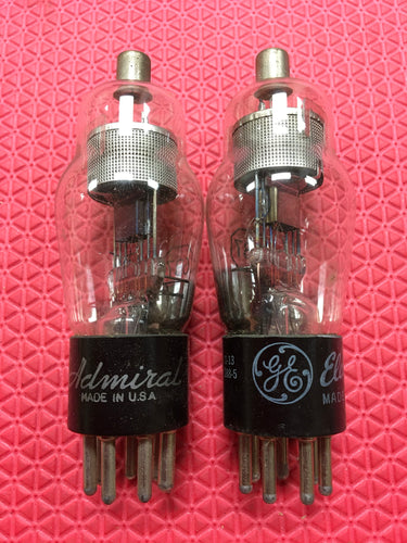 2 US-Made 6B7 Vacuum Tubes Valves NOS NIB Lot Of Two ForDom-Branded