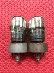 2 Sylvania 3E6 Vacuum Tubes Valves NOS NIB Lot Of Two