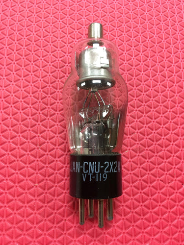National Union JAN CNU 2X2 2X2A VT119 Vacuum Tube Valve Milspec NIB