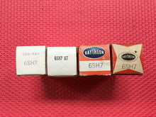 Load image into Gallery viewer, 4 US-Made 6SH7 Vacuum Tubes Milspec NOS NIB Lot Of Four
