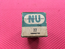 Load image into Gallery viewer, National Union NU Number Type 77 #77 Vacuum Tube Valve NOS NIB
