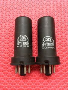 2 CBS-Hytron 6AG7 Vacuum Tubes Valves NOS NIB Lot Of Two