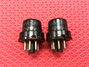 2 Ken-Rad 6H6 6H6GT JANCKR6H6 VT90 Vacuum Tubes Valves Milspec NOS NIB Lot Of Two