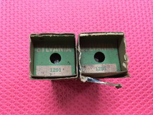 2 Sylvania 1291 Vacuum Tubes Valves Industrial Version NOS NIB Lot Of Two