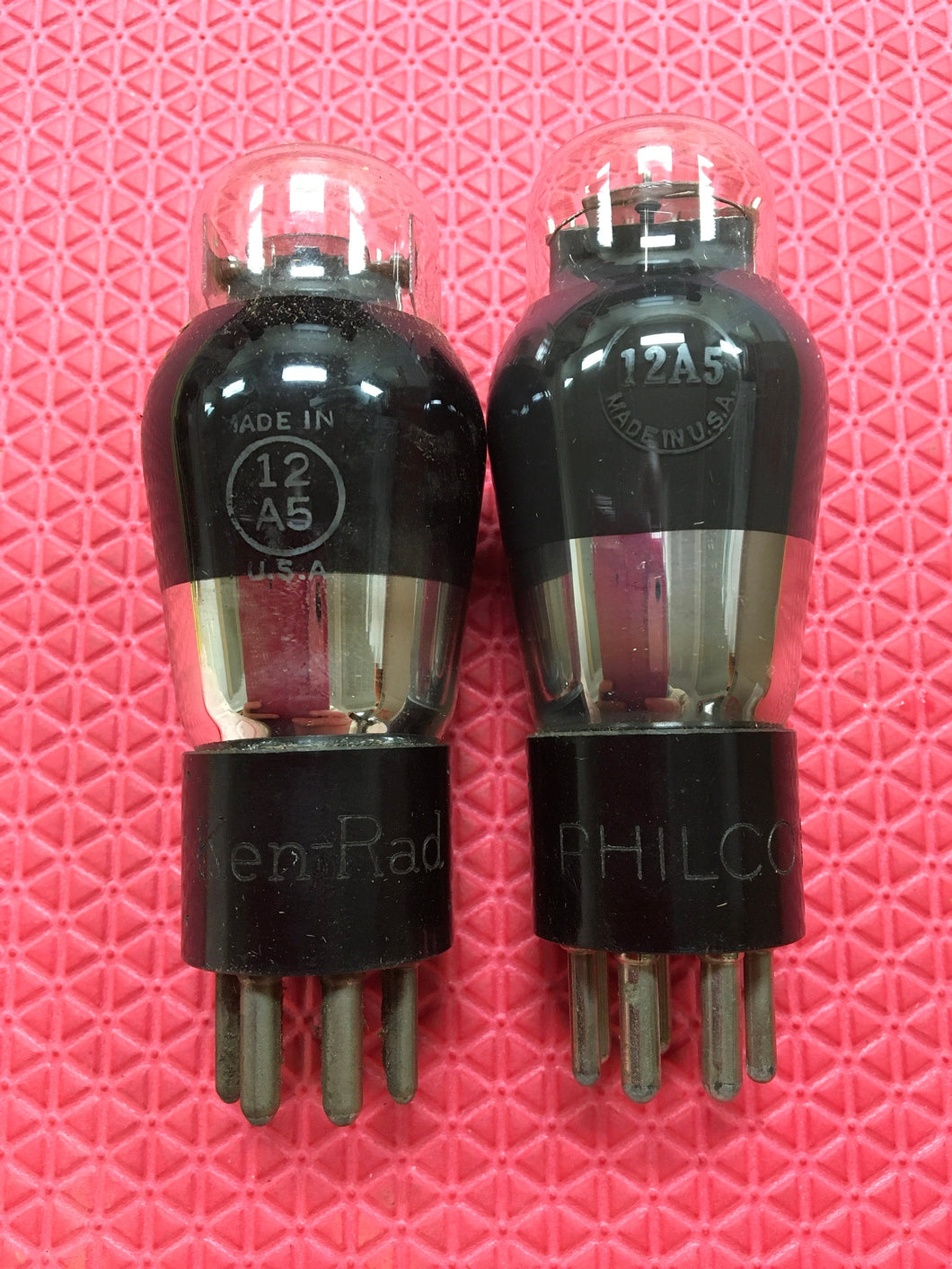 2 US-Made 12A5 Vacuum Tubes Valves NOS NIB Lot Of Two