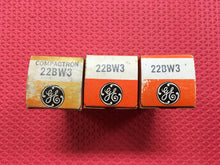 Load image into Gallery viewer, 3 General Electric GE 22BW3 Vacuum Tubes Valves NOS NIB Lot Of Three
