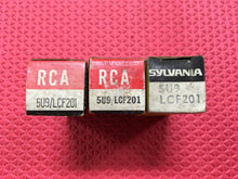 Load image into Gallery viewer, 3 Amperex 5U9 / LCF201 Vacuum Tubes Valves NOS NIB Mesh Plate Lot Of Three
