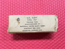 Load image into Gallery viewer, National Union NU 7H7 CNU7H7 Vacuum Tube Valve Milspec NOS NIB
