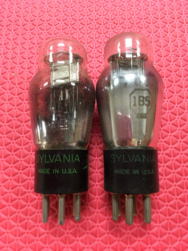 2 Sylvania 1B5 Vacuum Tubes Valves NOS NIB Lot Of Two
