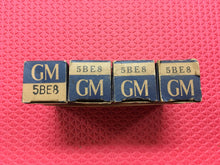 Load image into Gallery viewer, 4 GM Delco 5BE8 Vacuum Tubes Valves NOS NIB Lot Of Four
