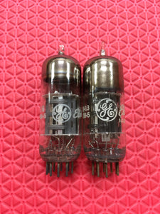 2 General Electric GE 6CX8 Vacuum Tubes Valves NOS NIB Lot Of Two