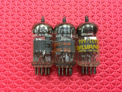 3 Amperex 5U9 / LCF201 Vacuum Tubes Valves NOS NIB Mesh Plate Lot Of Three