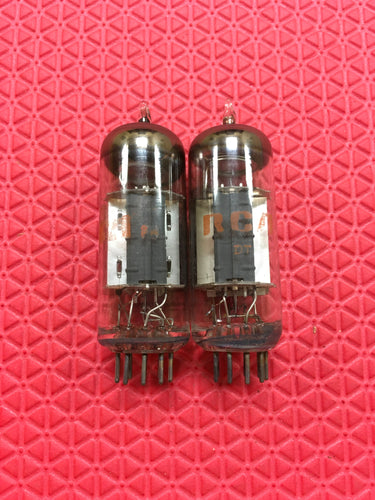 2 RCA 6JV8 Vacuum Tubes Valves Milspec NOS NIB Lot Of Two