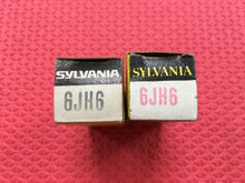 Load image into Gallery viewer, 2 Sylvania 6JH6 Vacuum Tubes Valves NOS NIB Lot Of Two
