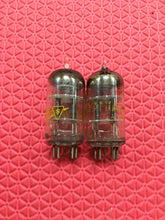 Load image into Gallery viewer, Matched Pair Sylvania 12AV7 Vacuum Tubes Valves Black Plate NOS NIB
