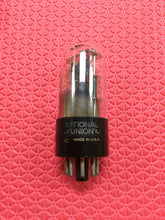 Load image into Gallery viewer, National Union NU 6X5 6X5GT VT126B VT-126-B JANCNU6X5GT Vacuum Tube Milspec Black Plate Rectifier NOS-Testing
