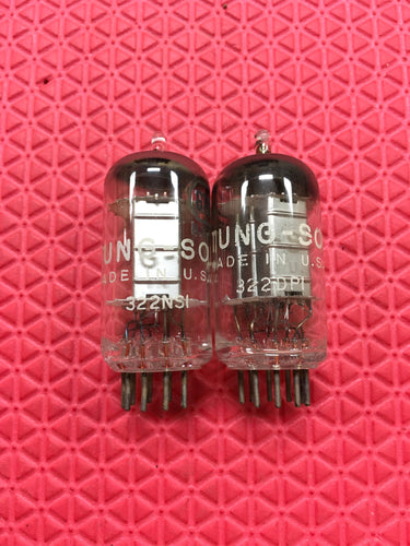 2 Tung-Sol 6T8 6T8A Vacuum Tubes Valves NOS NIB Lot Of Two