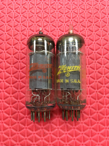 2 Zenith 6JH8 Vacuum Tubes Valves NOS NIB Lot Of Two